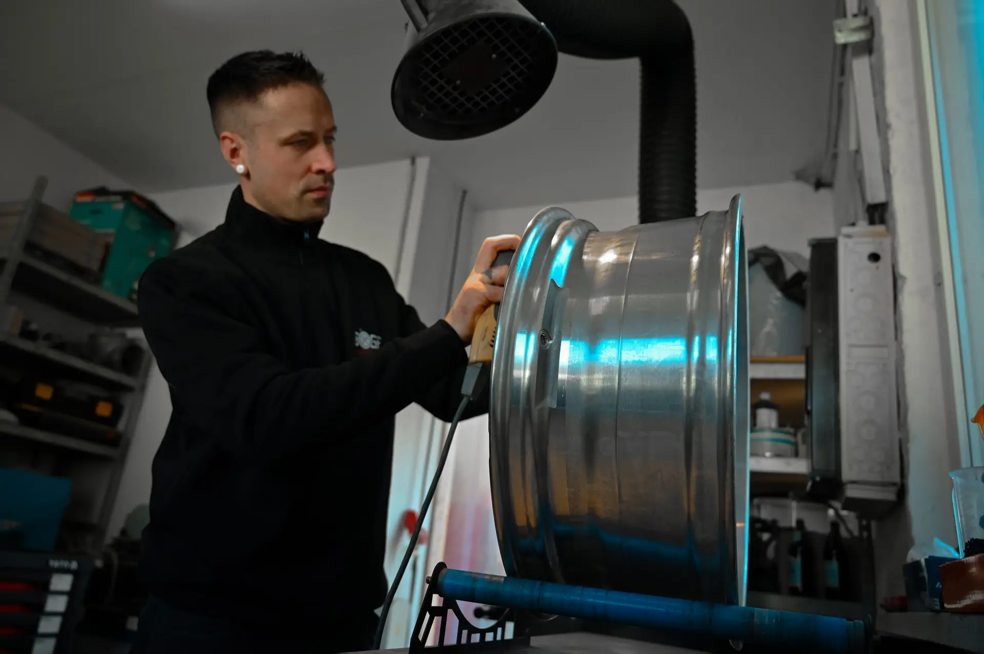 Dellentechnik Boge Felgen schleifen